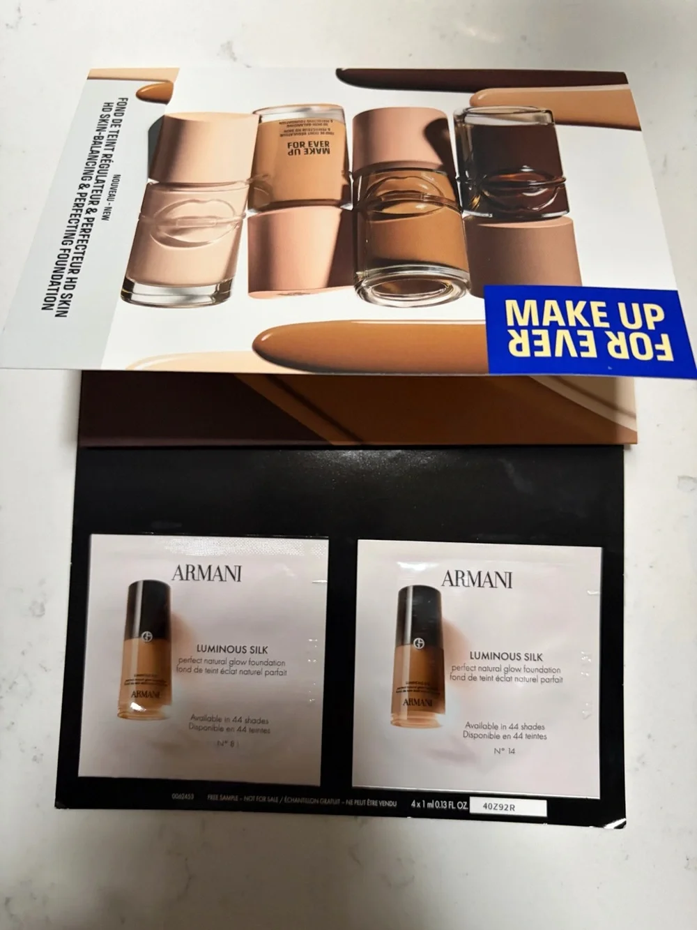 Foundation/Concealer Sample Set (9 Top Brands)
